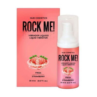 Рідкий вібратор Nuei ROCK ME! Strawberry, 20 мл ST37 фото