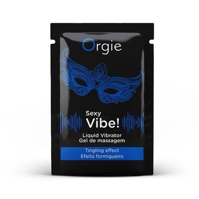 Пробник жидкого вибратора SEXY VIBE для чувствительных, 1 мл ORGIE (Бразилия-Португалия) S00721197 фото