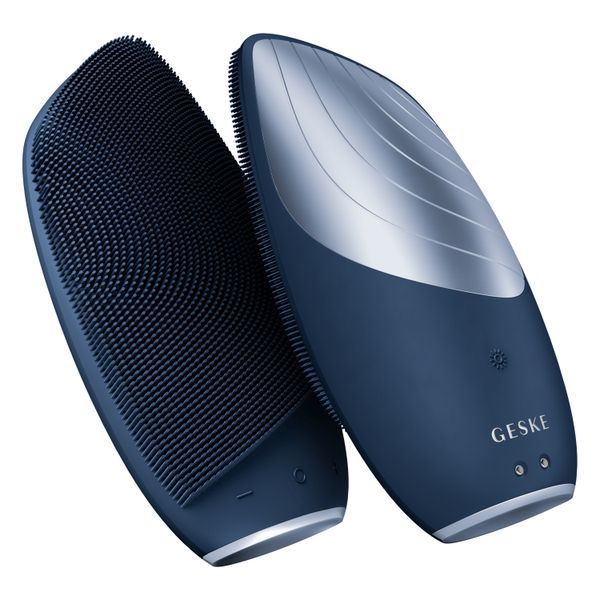 Електронна звукова термо щітка для обличчя GESKE Sonic Thermo Facial Brush 6в1 midnight HB0078 фото