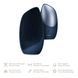 Електронна звукова термо щітка для обличчя GESKE Sonic Thermo Facial Brush 6в1 midnight HB0078 фото 2
