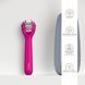 Електронний ролер для обличчя з мікроголками GESKE MicroNeedle Face Roller 9в1 magenta HB0186 фото 3