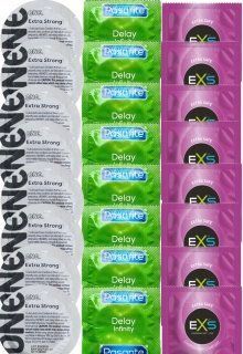 Набор 24 шт ONE Extra Strong + Delay Infinity + EXS EXTRA SAFE SOS7344 фото