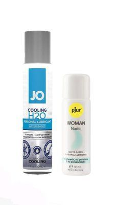 Набір лубрикантів System JO H2O COOLING (30 мл) + pjur Woman Nude 30 мл LB66 фото