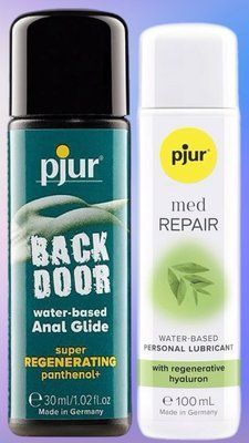 Набір лубрикантів pjur backdoor Regenerating 30 мл + pjur MED Repair glide 100 мл LB449 фото