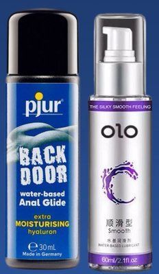 Набір лубрикантів pjur backdoor Comfort water glide 30 мл + olo smooth 60 мл - класичний LB299 фото