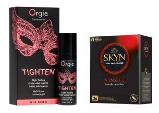 Гель для сужения Orgie &ndash; Tighten (15 мл)+ Набор Skyn Intense feel 36 штук SOS6743 фото
