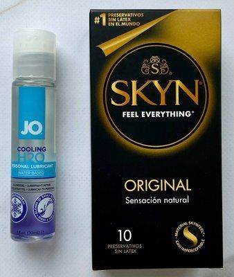 Комплект Skyn Original 10 шт - Лубрикант System JO H2O COOLING (30 мл) SOS2841 фото