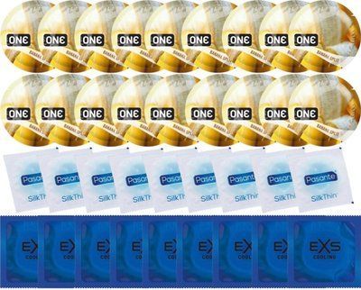 Набір 36 шт ONE Banana Split + Pasante Silk + EXS Cooling SOS7792 фото