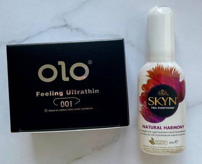 КомплектOLO Feeling Ultrathin - ультратонкі -001 10 шт + Лубрикант на водній основі SKYN NATURAL HARMONY, 80 мл SOS1245 фото