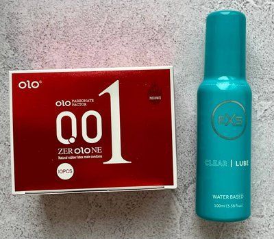 Набір OLO збуджуючі 001 10шт - Лубрикант EXS Clear Lube 100 мл SOS2591 фото