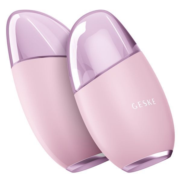 Масажер для обличчя GESKE Cool&Warm Eye and Face Massager 7в1 pink HB0291 фото