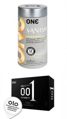 OLO Feeling Ultrathin 10 шт и ONE Vanish Pack 12 шт SOS646 фото