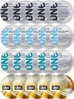 Набір з 20 шт ONE Extra strong + 𝐎𝐍𝐄 𝐒𝐮𝐩𝐞𝐫 𝐒𝐞𝐧𝐬𝐢𝐭𝐢𝐯𝐞 + 𝐎𝐍𝐄 𝐏𝐥𝐞𝐚𝐬𝐮𝐫𝐞 𝐏𝐥𝐮𝐬 + ONE Banana Split SOS8189 фото