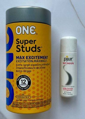 Комплект ONE Super Studs 12 шт + Смазка на силиконовой основе pjur Woman 30 мл SOS1942 фото