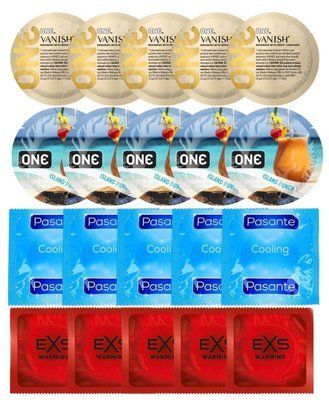 Набір 20 шт ONE 𝐕𝐀𝐍𝐈𝐒𝐇 𝐇𝐲𝐩𝐞𝐫𝐭𝐡𝐢𝐧 + ONE Island Punch + Pasante Cooling + EXS Warming Comfy Fit SOS7245 фото