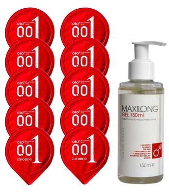 Комплект OLO Warming 001 10 шт + Lovely Lovers MAXILONG Gel (150 мл) SOS14413 фото
