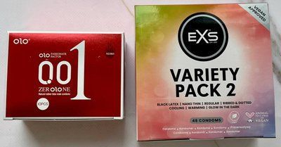 Комплект резинок OLO 001 Збуджуючі 10 шт - EXS Variety pack 2, 48 шт SOS3192 фото