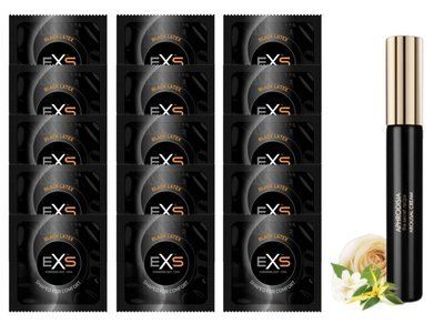 Комплект EXS Black Latex 15 шт + Bijoux Indiscrets Aphrodisia Clitora SOS14660 фото
