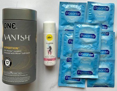 Набор 22 шт ONE Vanish - Pasante Cooling + Возбуждающая смазка pjur my glide 30 мл SOS1491 фото