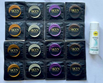 Набор из 16 штук Skyn ​​+ лубрикант pjur Woman Nude (30 мл) SOS4042 фото