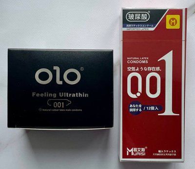 Комплект OLO 001 Feeling Ultrathin 10 шт + Muaisi 001 Red 12 шт SOS2742 фото