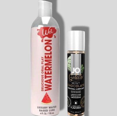 Wet Oral Play Watermelon (118 мл) + JO GELATO Mint Chocolate (30 мл) LB948 фото