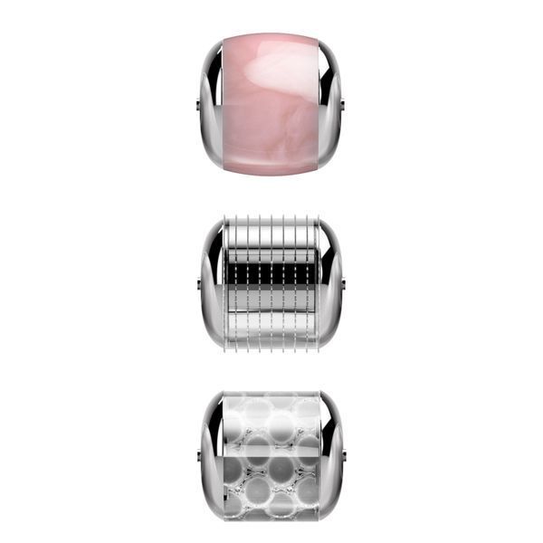 Електронний ролер для обличчя з мікроголками GESKE MicroNeedle Face Roller 9в1 midnight HB0188 фото