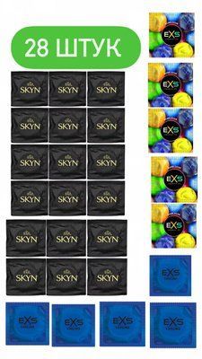 EXS та Skyn 28 шт : Cooling, Bubblegum , Original SOS420 фото