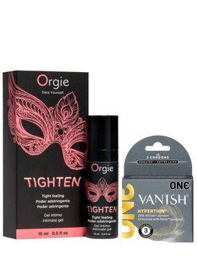 Гель для звуження Orgie&ndash; Tighten (15 мл)+ONE Vanish Triple Set &ndash; 3 шт SOS6718 фото