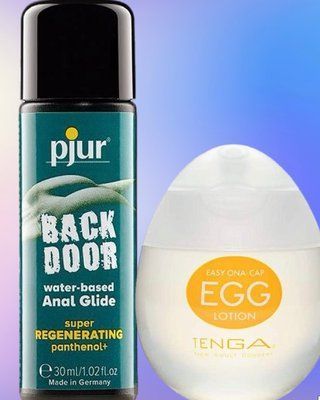 Набір лубрикантів pjur backdoor Regenerating 30 мл + Tenga Egg Lotion (65 мл) LB473 фото