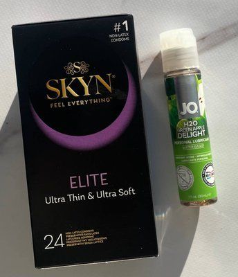 Комплект SKYN Elite 24шт + Змазка System JO H2O &mdash; Green Apple (30 мл) SOS2166 фото