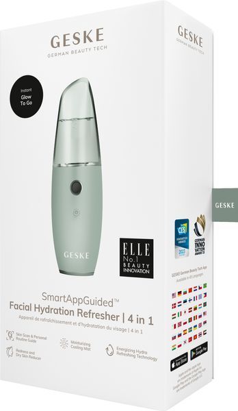 Увлажнитель для кожи лица GESKE Facial Hydration Refresher 4 in 1 green HB0162 фото