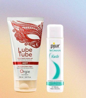 Набір - Лубрикант ORGIE LUBE TUBE HOT, 150 мл та Лубрикант Pjur Woman Nude &mdash; 100 мл LB38 фото