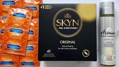 Комплект 50 шт SKYN Original - Pasante Warming + System JO Aromatix Vanilla 120 мл SOS1665 фото