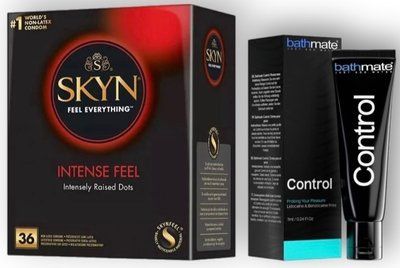 Набор из SKYN Intense Feel (36 шт) + Пролонгатор Bathmate Control 7 мл SOS8964 фото