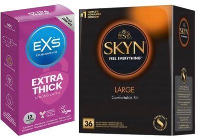 Набор с SKYN Large, 36 шт + EXS Extra Safe 12 шт SOS7917 фото