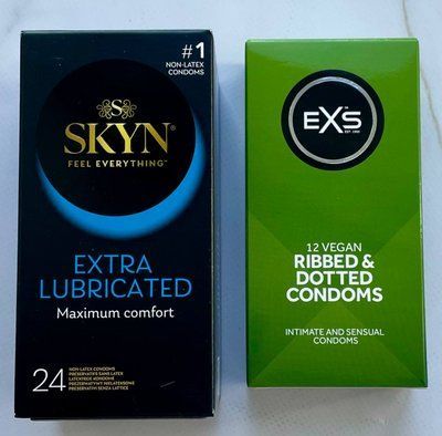 Комплект резинок Skyn Extra Lube 24 шт - EXS Ribbed & Dotted (12 штук) SOS3116 фото