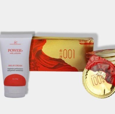 OLO Red Gold 10 шт + Пролонгатор Doc Johnson Power Delay Cream 56 г SOS5989 фото