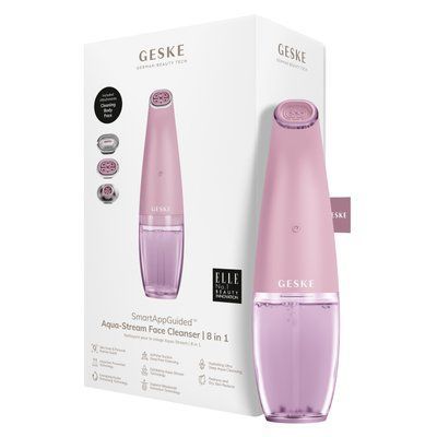 Очищуючий засіб для обличчя GESKE Aqua-Stream Face Cleanser 8в1 pink HB0401 фото