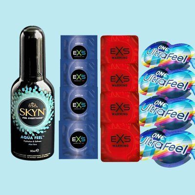 Комплект 18 штук EXS+ONE - Лубрикант Skyn AQUA FEEL, 80 мл SOS4772 фото