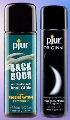 Набір лубрикантів pjur backdoor Regenerating 30 мл + pjur Original 100 мл, 2в1 LB500 фото