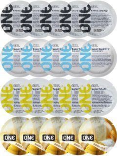 Набір з 20 шт ONE Extra strong + 𝐎𝐍𝐄 𝐒𝐮𝐩𝐞𝐫 𝐒𝐞𝐧𝐬𝐢𝐭𝐢𝐯𝐞 + 𝐎𝐍𝐄 𝐒𝐮𝐩𝐞𝐫 𝐒𝐭𝐮𝐝𝐬 + ONE Banana Split SOS8190 фото