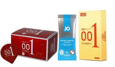 OLO Passionate Factor (10 шт) , OLO Gold 001 (10 шт) та Лубрикант System JO H2O &mdash; ORIGINAL (10 мл) у подарунок SOS997 фото