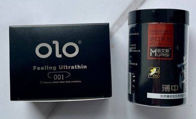 Набір OLO 001 Feeling Ultrathin 10 шт + Muaisi 0.02 мм Black 12 шт SOS2743 фото