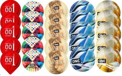 Набір з 25 шт OLORed0.01 + ONERibs + ONE Vanish + ONE Mint + ONEBanana SOS8741 фото