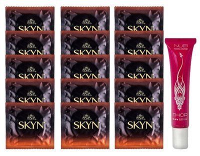 Комплект Skyn Warming 15 шт + Nuei THOR Orgasmic Gel (10 мл) SOS14464 фото