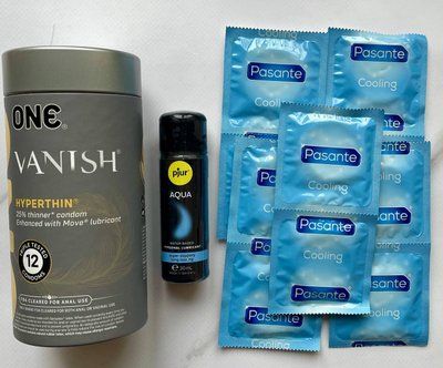 Набор 22 шт ONE Vanish - Pasante Cooling + Лубрикант pjur Aqua 30 мл SOS1492 фото