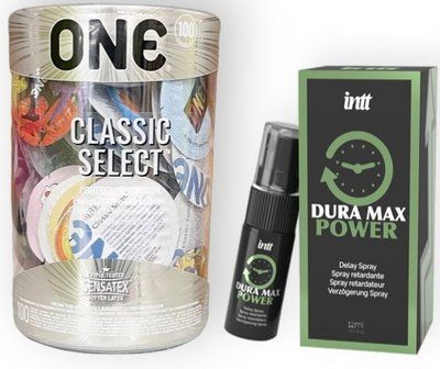 Набор из ONE Classic Select 100 шт + Intt Dura Max Power (12 мл) SOS8991 фото