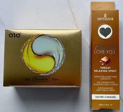Комплект OLO Лід і Полум'я 001 10 шт - Спрей Sensuva Deeply Love You Salted Caramel 29 мл SOS3593 фото