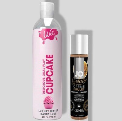 Wet Oral Play Cupcake (118 мл) + JO GELATO CremeBrulee (30 мл) LB749 фото